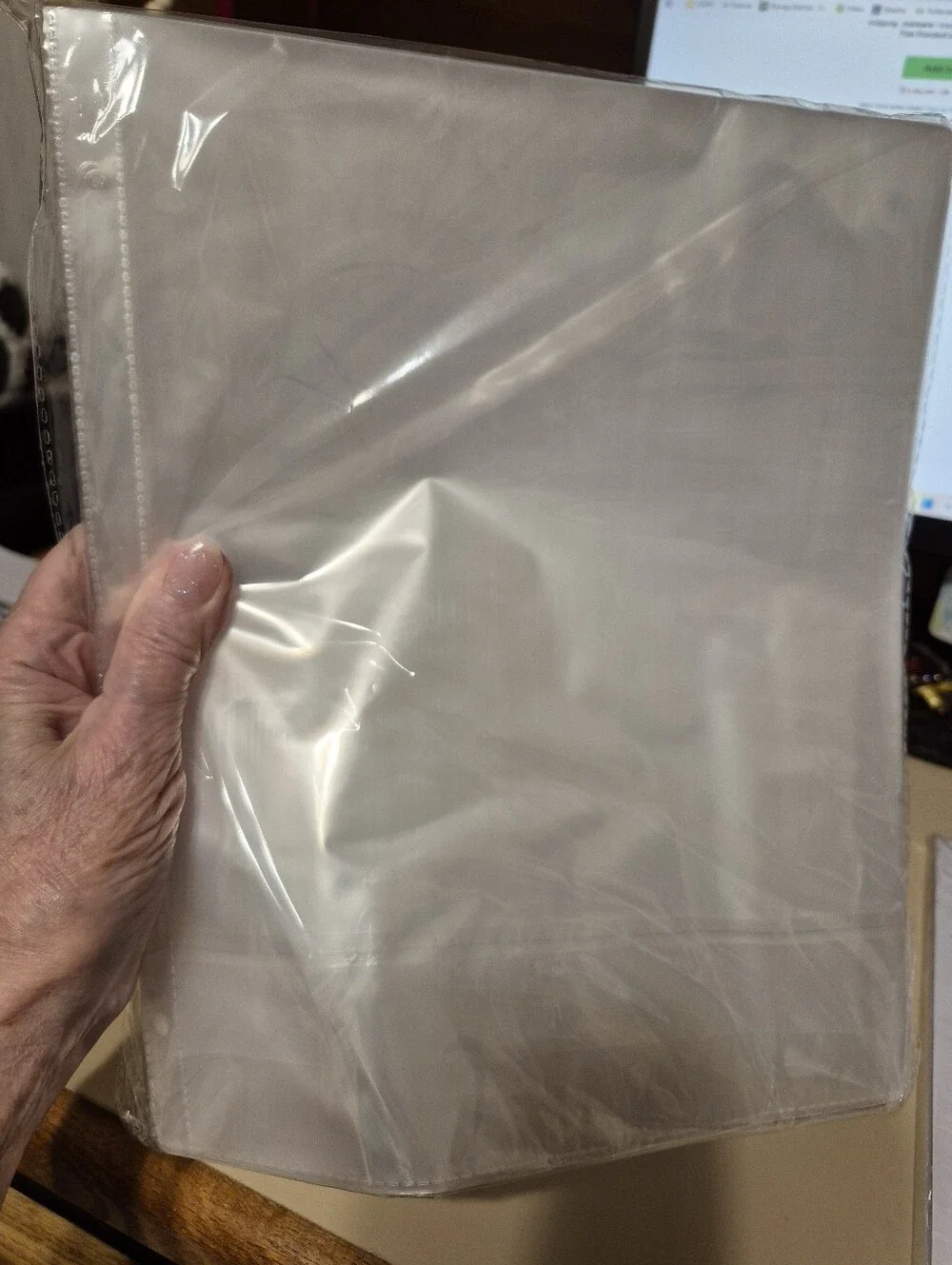 50 Full Page Recipe Sheets And 50 Protective Sheets For 3 Ring Binder. 11